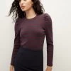 Veronica Beard Delano Puff-Sleeve Top