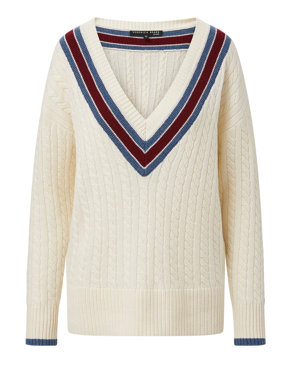 Veronica Beard Sibley Cable-Knit Sweater 6 Veronica Beard Sibley Cable-Knit Sweater - Image 6