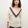 Veronica Beard Sibley Cable-Knit Sweater