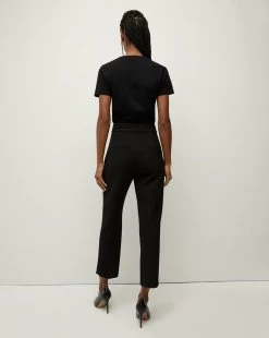 Veronica Beard Cindy V-Neck Tee 10 Veronica Beard Cindy V-Neck Tee -Veronica Beard JJY0080322 BLK PRODUCT 03