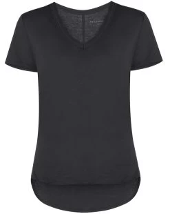 Veronica Beard Cindy V-Neck Tee 11 Veronica Beard Cindy V-Neck Tee -Veronica Beard JJY0080322 Black PRODUCT 04 IMG 1200 CindyVNeck 130272039