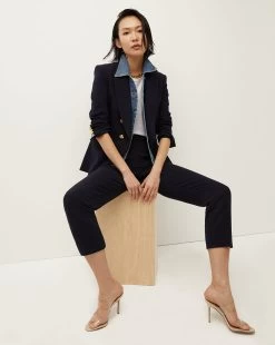 Veronica Beard Miller Dickey Jacket + Slate Dickey -Veronica Beard MILLER SLATE PRODUCT 02