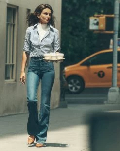 Veronica Beard Libby Striped Poplin Button-Down Shirt -Veronica Beard PDP LOOK 02 NK1 0970 R