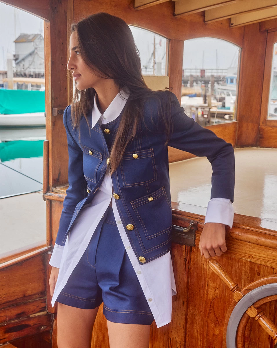 Veronica Beard Ferazia Cotton Jacket 6 Veronica Beard Ferazia Cotton Jacket - Image 6