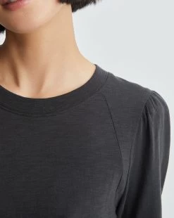 Veronica Beard Mason Baseball Tee -Veronica Beard j2012jy0070391 charcoal product 03 fd707401