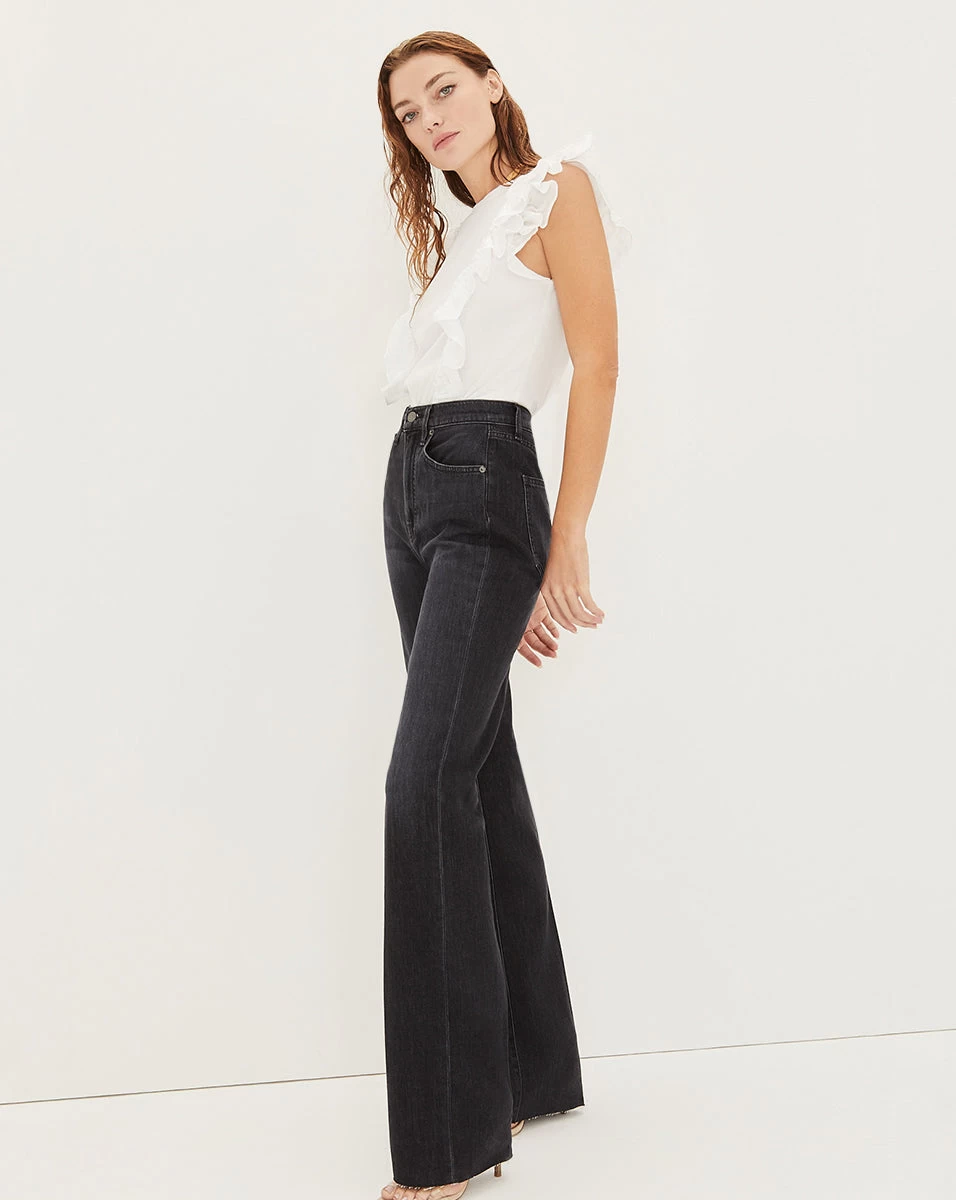 Veronica Beard Bardot Ruffle Tee 3 Veronica Beard Bardot Ruffle Tee - Image 3