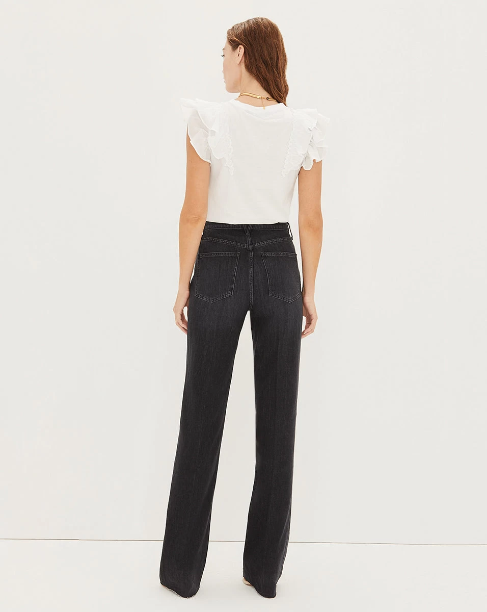 Veronica Beard Bardot Ruffle Tee 4 Veronica Beard Bardot Ruffle Tee - Image 4