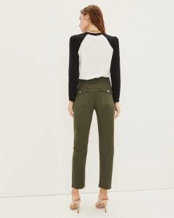 Veronica Beard Arya Straight-Leg Pant -Veronica Beard j23024920687ag armygreen product 03 c493aeac